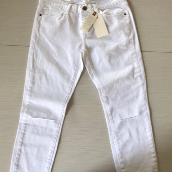 NWT Current Elliot the stiletto jeans white sz 27 - Picture 1 of 8